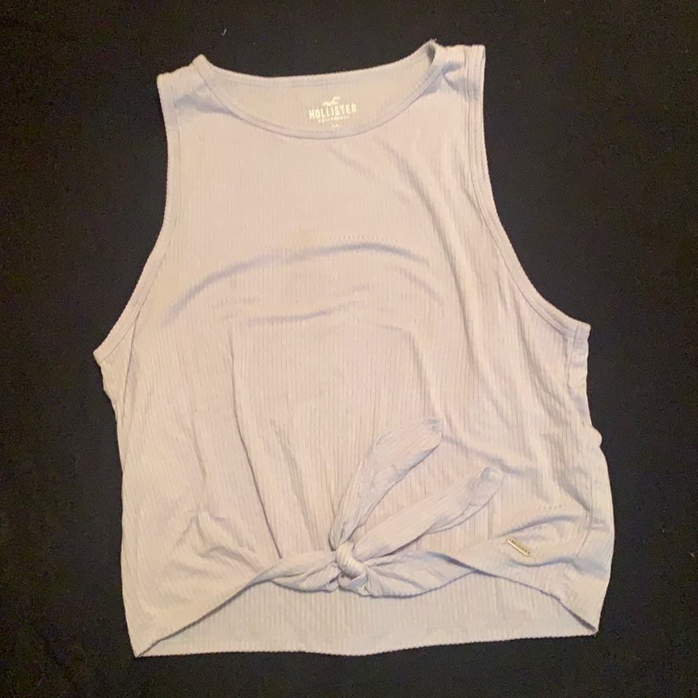 Baby blue cropped tank. Worn a few times. Good condition